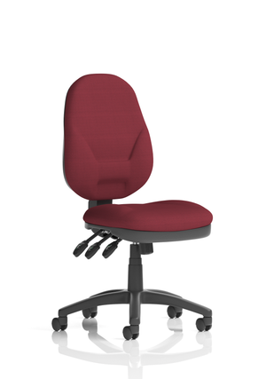 Eclipse Plus XL Lever Task Operator Chair Bespoke Colour Ginseng Chilli