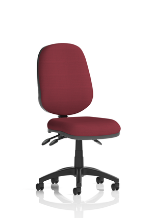Eclipse Plus III Lever Task Operator Chair Bespoke Colour Ginseng Chilli