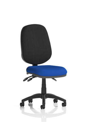 Eclipse Plus III Lever Task Operator Chair Bespoke Colour Seat Stevia Blue Image 2