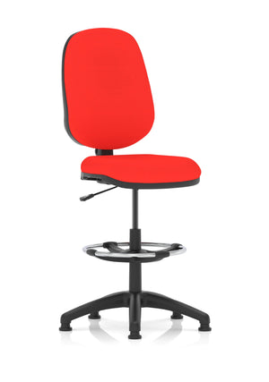 Eclipse Plus I Lever Task Operator Chair Bergamot Cherry Fully Bespoke Colour With High Rise Draughtsman Kit Image 3