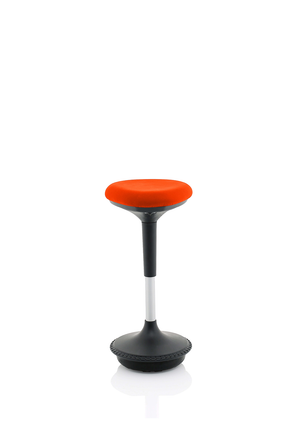 Sitall Deluxe Stool Bespoke Colour Tabasco Orange Image 2