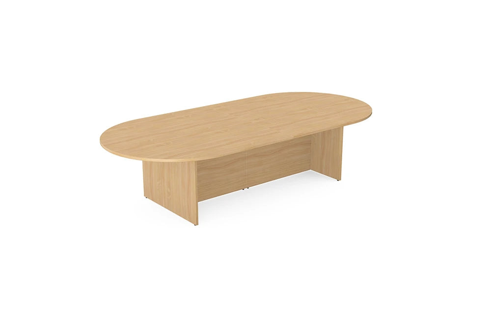 Kito Oval Meeting Table Panel Leg Base   2 Piece   Size 3000 Mm X 1400 Mm Kit P3014 Be