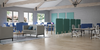Koala Cutout Freestanding Acoustic Screen in Different Heights and Finishes in Collaborative Space