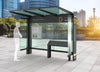 Kube Steel Perch Seat in Outdoor Setting 2