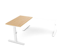 Leap Height Adjustable Return Desk