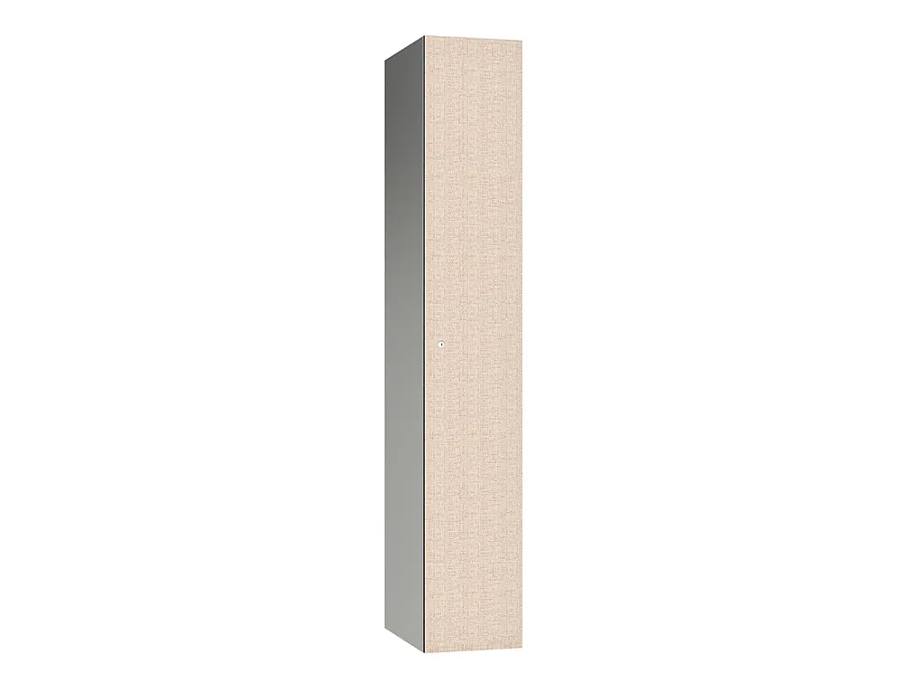 Leisure 1-Door Aluminium Locker - Clear Mesh