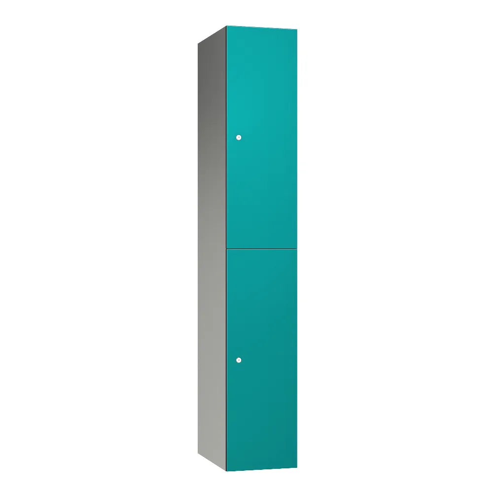 Leisure 2-Door Aluminium Locker - Peacock