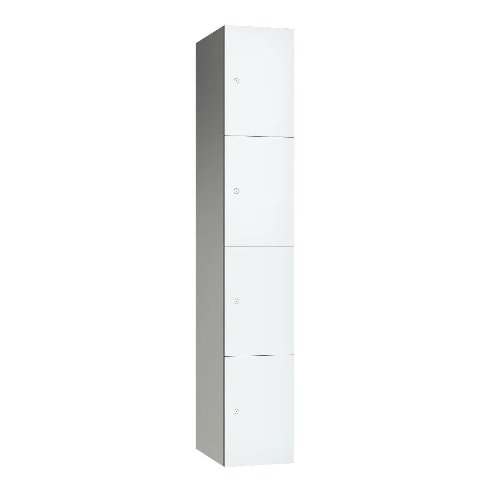 Leisure 4-Door Aluminium Locker - Designer White