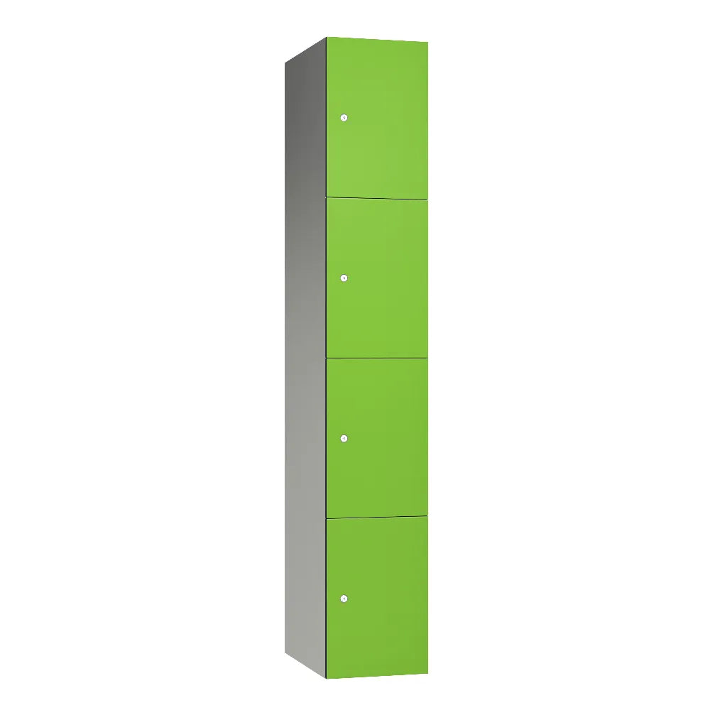 Leisure 4 Door Aluminium Locker Lime