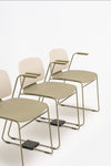 Lena Low Backrest Armchair with Sled Base 2