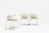 Lena Low Backrest Armchair with Sled Base