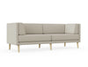 Lenny 2 Seater Low Back Chair