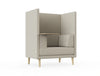 Lenny Single Seater High Back Chair with Table 2