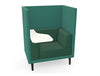 Lenny Single-Seater High-Back Chair with Table