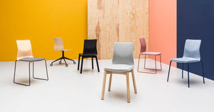 Linar Plus Wooden Chair With Cushion  Cantilever 3