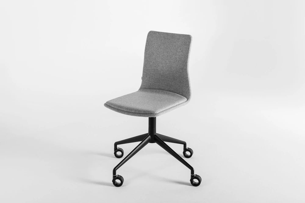 Linar Plus Wooden Chair With Cushion  Metal Legs 6