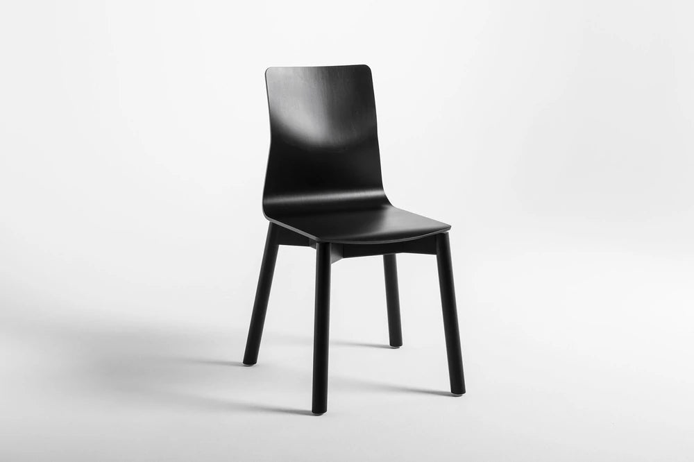 Linar Plus Wooden Chair With Cushion  Metal Legs 9