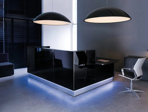 Linea Glass Reception Counter 3