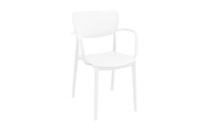 Lisa Armchair White