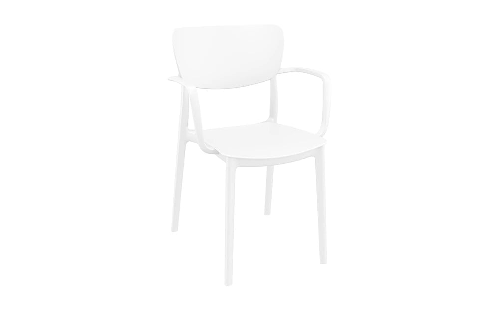 Lisa Armchair White
