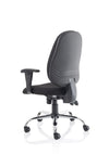 Lisbon Medium Back Task Operator Office Chair With Height Adjustable Arms OP000073 7