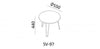 Loft Coffee Table Sv 97 Dimensions
