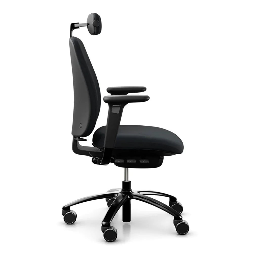 Logic 200 Ergonomic Chair with Neckrest - Black