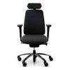 Logic 200 Black Ergonomic Chair with Neckrest RH