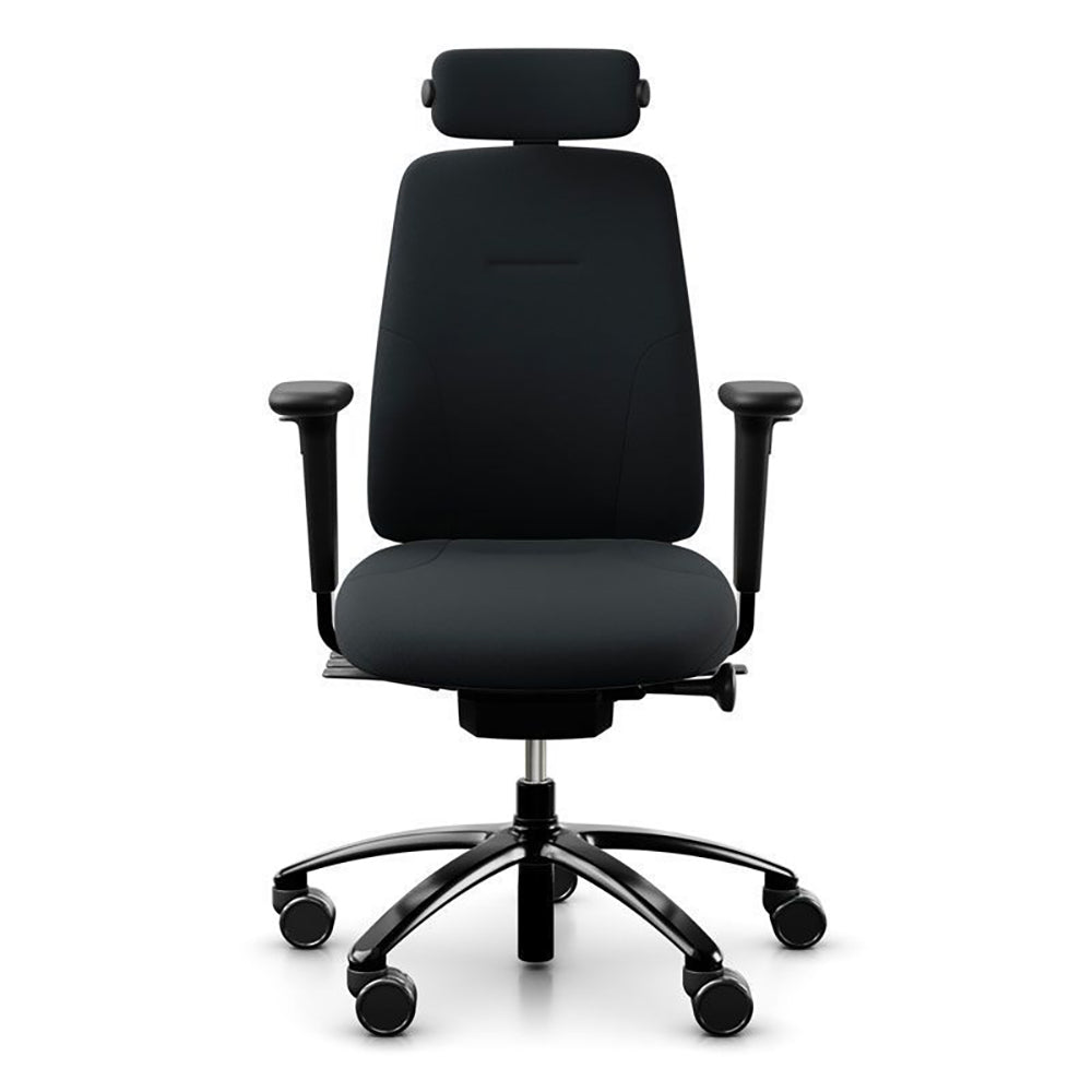 Rh Logic 200 Black Ergonomic Chair With Neckrest