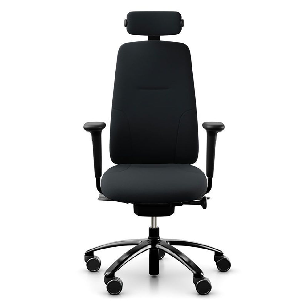 Rh Logic 220 Black Ergonomic Chair With Neckrest