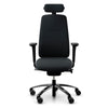 Logic 220 Black Ergonomic Chair with Neckrest RH