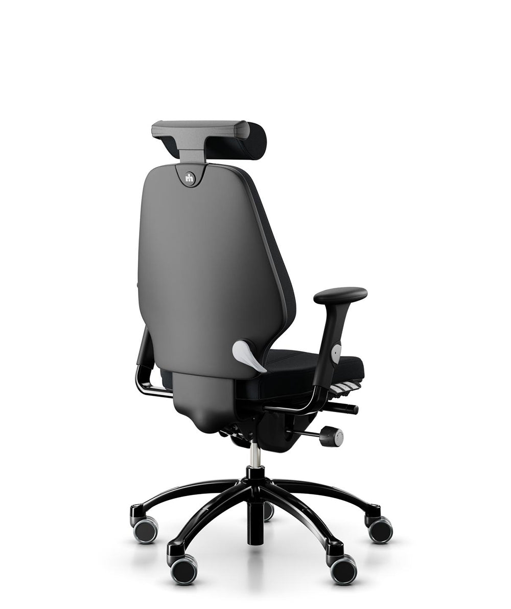 Logic 300 Gaja Black Ergonomic Chair with Neckrest RH 3