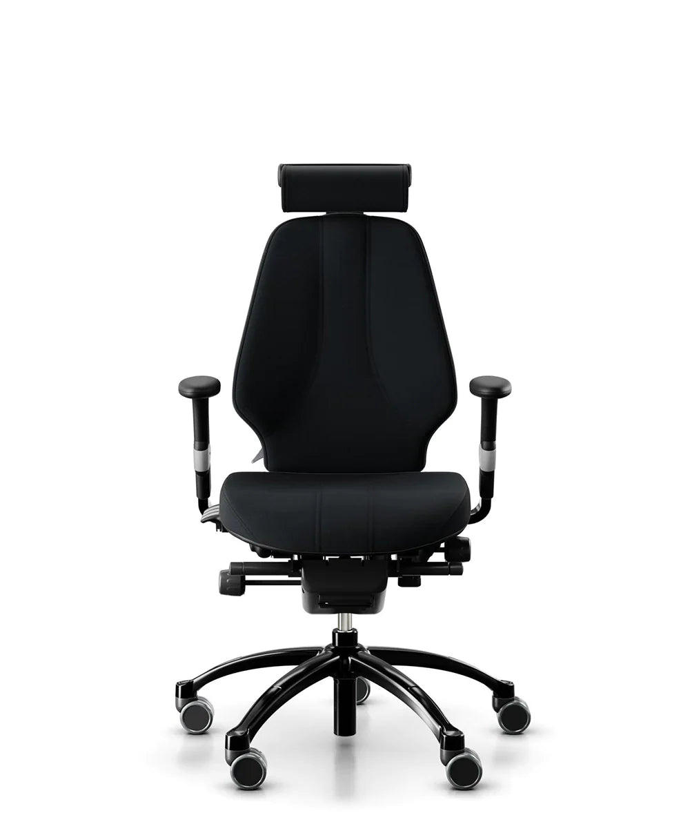 Logic 200 Ergonomic Chair with Neckrest - Black