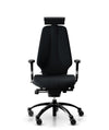 Rh Logic 400 Gaja Black Ergonomic Chair With Neckrest