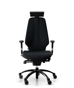 Logic 400 Gaja Black Ergonomic Chair with Neckrest RH