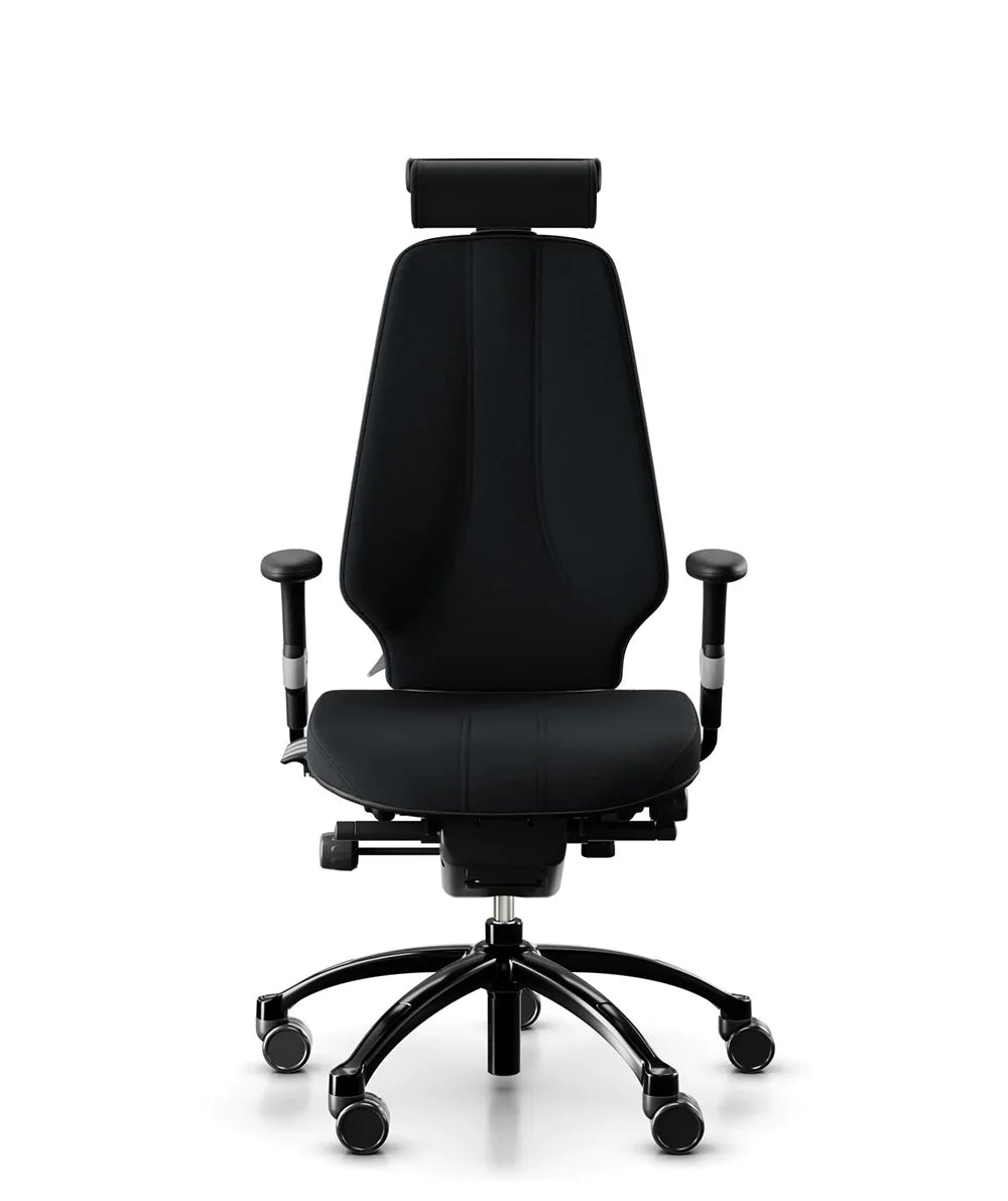 Logic 400 Gaja Ergonomic Chair with Neckrest - Black