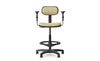Logika Swivel Office Sit Stand Chair With Ring Footrest 3