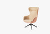Loop Upholstered Lounge Armchair With High Backrest 5