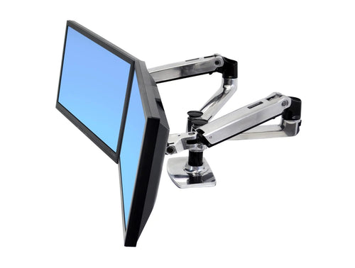M0017 Ergotron Lx Dual Side By Side Desk Mount Lcd Arm