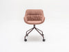 Mdd Baltic Soft Duo Shell Armchair On Four Spoke Base With Castors 3