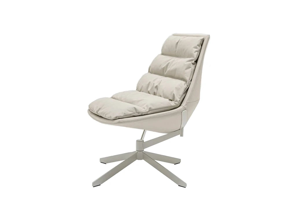 Mdd Fat Frank Lounge Chair On Four Spoke Swivel Base