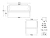 Mdd Stilt Monochromatic 2 Seater Sofa 8 Dimensions