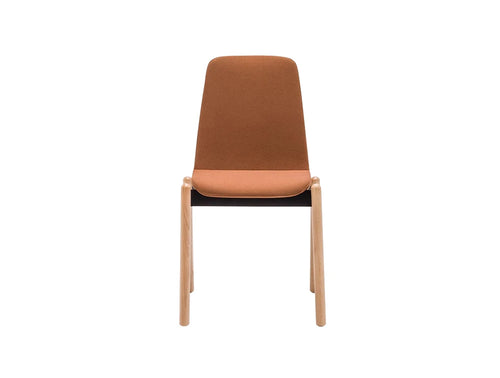 Mdd Ulti Fabric Chair With Wooden Base