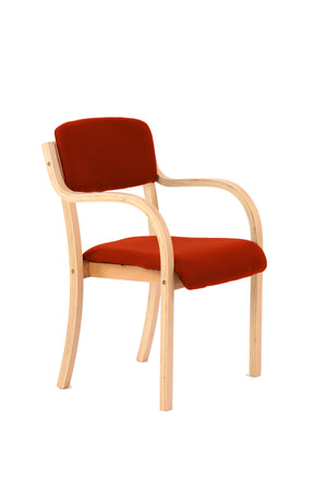 Madrid Wooden Frame Visitor Chair KCUP0388 2