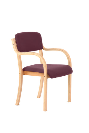 Madrid Wooden Frame Visitor Chair KCUP0392 2