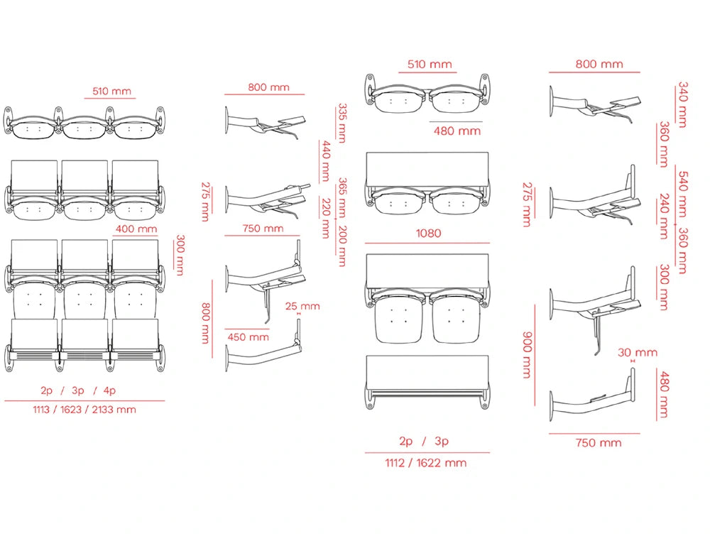 Mara Gate Monoblock With Attach Folding Chair Dimensions