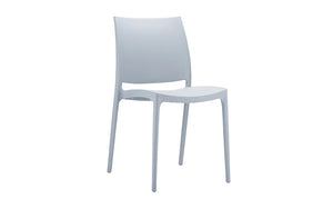 Maya Side Chair Silver Grey