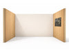 Media Ready Meeting Room with Vertical Wooden Slats