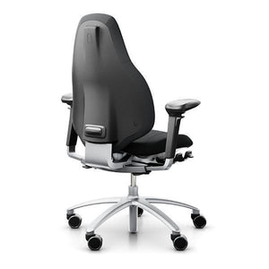 Mereo 220 Ergonomic Chair in Grey with Silver Arms and Base RH 3