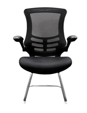 Mesh Chair With Folding Arms With Cantilever Frame 2